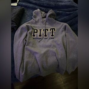 Pitt School of Law Grey Hoodie- 80% cotton